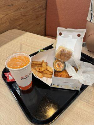 Two Piece Meal w/ Mango drink