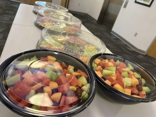 Port of Subs fruit platter catering