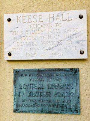 Plaque of Historic Places