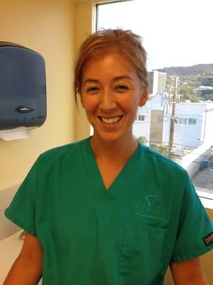 Our expert registered dental hygienist, Sheila Thomsen