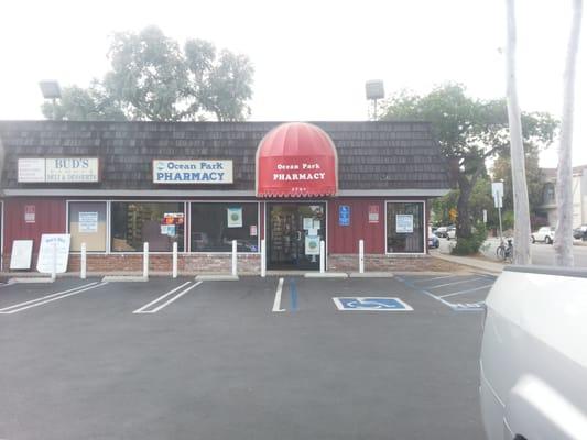 Front of the business on the edge of the shopping center. No parking troubles.