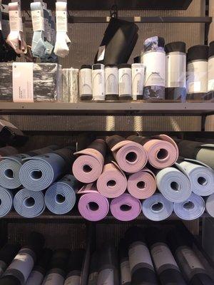 Yoga Mats, Yoga Blocks, Foam Rollers, Accessories.