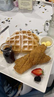 Catfish and waffles