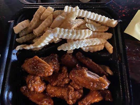 Lunch Wings &Fries (Thai Chili)