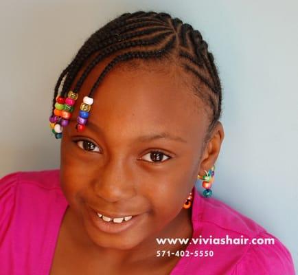 Hair Braids VA, Corn Row , Natural Hair Salon VA