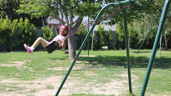 Green organic playground