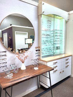 The new look in our optical area!