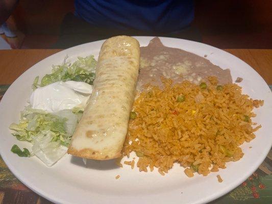 Chicken chimichanga