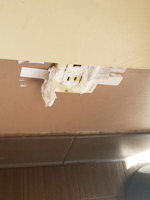 Broken outlet