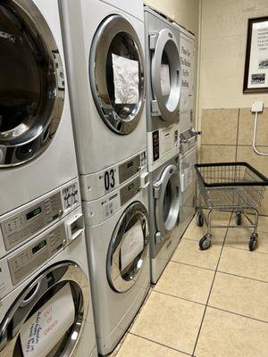 Laundry room at Rockwell RV park.