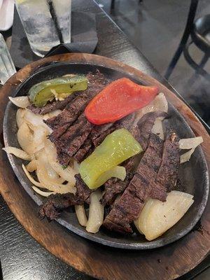 Steak fajitas