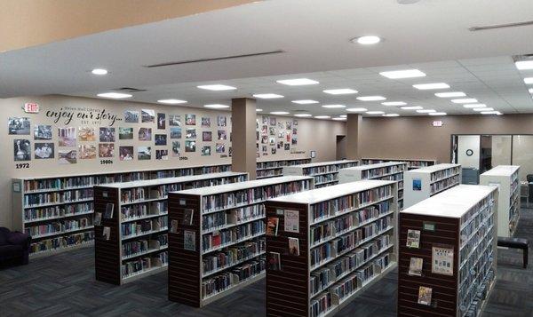 This is a partial view of the first floor as seen from the main staircase.