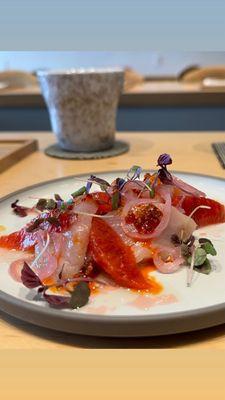 Albacore Sashimi with citrus