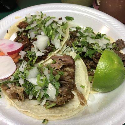 Tacos! (Carnitas, Chorizo & Asada)