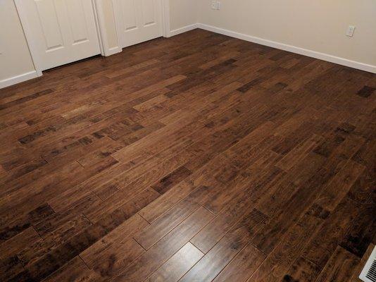 Install Engineered Hardwood Floors 12-27-17