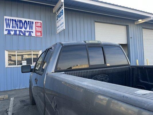 Ford f150 5% ceramic back and side windows