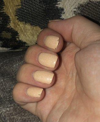 S&S Dip nail manicure