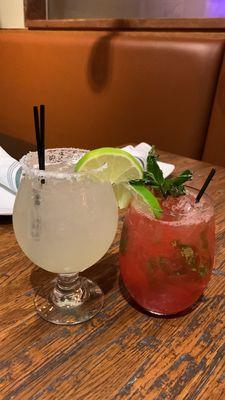 Margarita & Strawberry Mojito