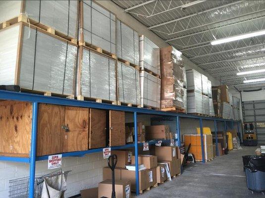 Huge inventory of supplies!