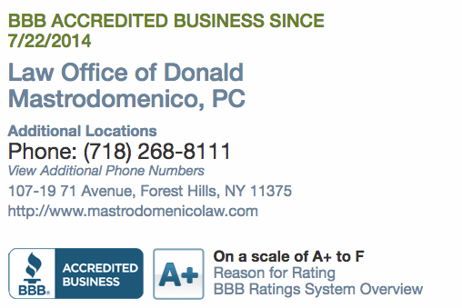 Law Offices of Donald Mastrodomenico, P.C.