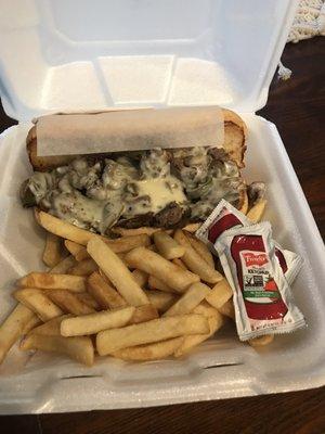 Philly cheesesteak.