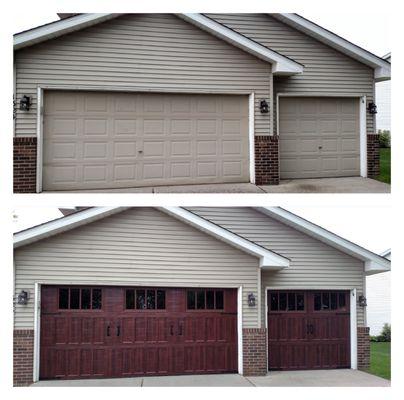 Garage Door Installation Before and After