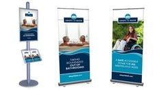 Retractable Banners. Pull Up Banners.