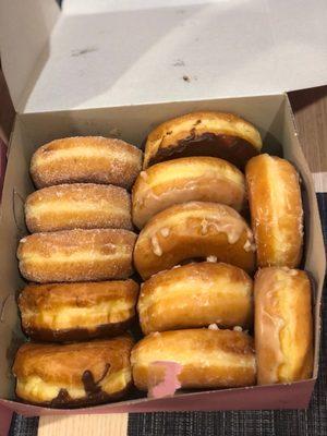 classic donuts, chocolate glazed donuts