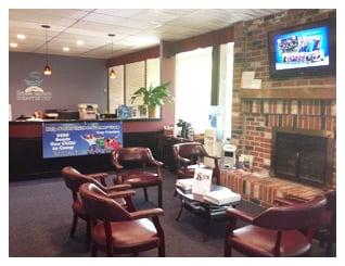 Our newly updated Columbia dentist office reception area.