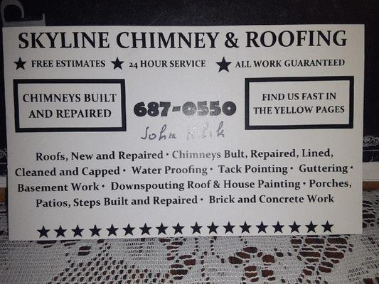 Skyline Chimney Service