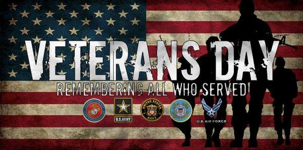 Thank you to all the men and women who have served to protect our freedom! #veteransday