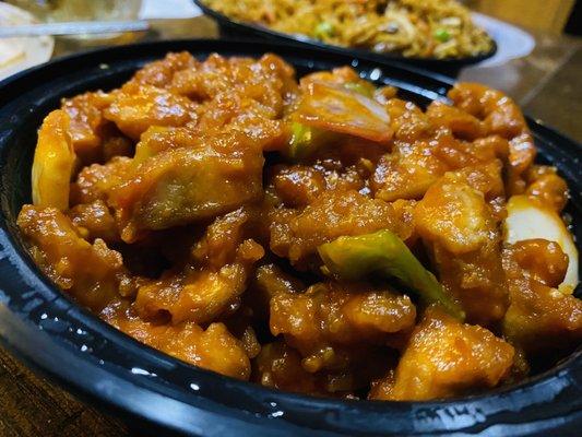 Chicken in Hot Garlic Sauce