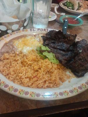 Carne Asada plate