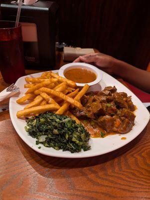 Beef Curry and sides