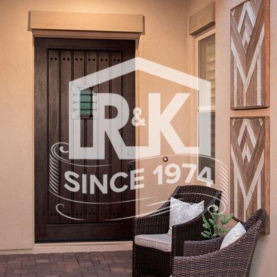 Upgrade the curb appeal of your home with a new entry door from R&K.