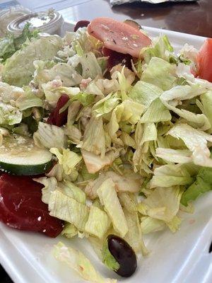 Rotten famous Greek salad