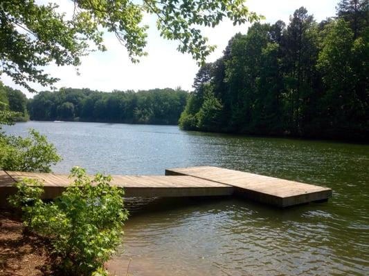 Dock from the cabin area.