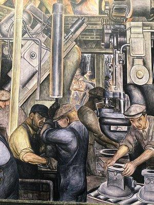 Diego Rivera (1929) Auto workers