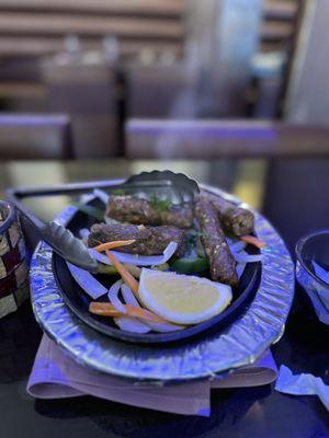 Lamb Seekh Kebab; $22 , overpriced!