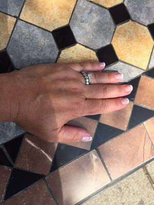 Gel French manicure