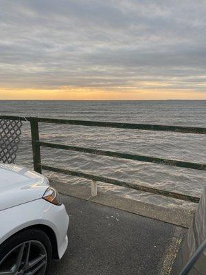 Hoak's view of Lake Erie