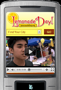 Mobile Website for Lemonade Day