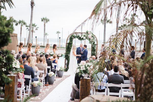 Hilton Waterfront Beach Resort wedding ceremony.