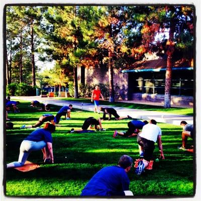 "Yoga On The Lawn Fitness Event".