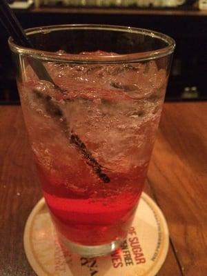 Beautiful Campari and soda