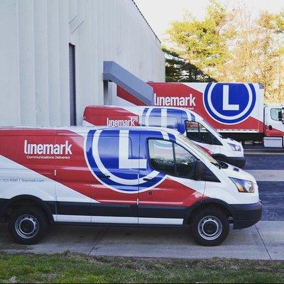 Linemark Delivery Trucks