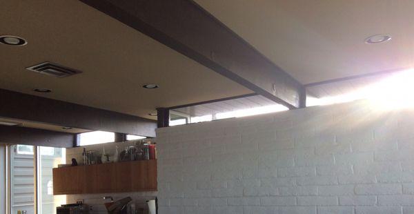 Clerestory Indus in kitchen.