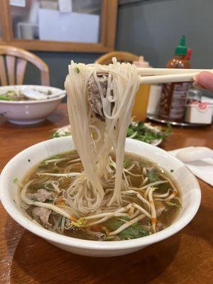 10. Pho with Rare Eye-Round Steak