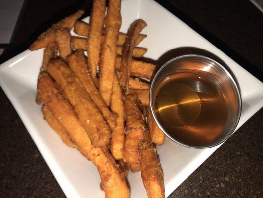 Sweet Potato Fries with Honey