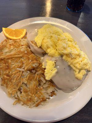 Biscuits and Gravy plate.